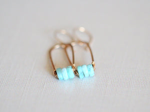 Parachute Hoops - Larimar