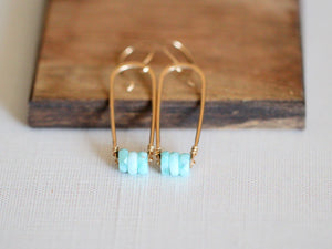 Parachute Hoops - Larimar